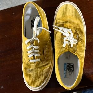 Corduroy Yellow vans